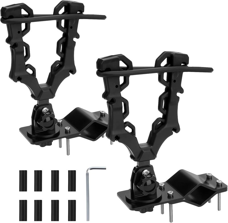 Lonsda Upgraded Single ATV/UTV Gun Rack, Hunting Tool Holder Mount Compatible with UTV/ATV/Golf Cart/Bicycle, Holding Gun Bow Hunting Tool Shovel Hoe Sickle - Image 1